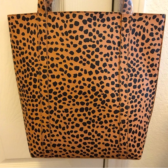 Ann Taylor Cheetah Print Tote - Picture 1 of 5